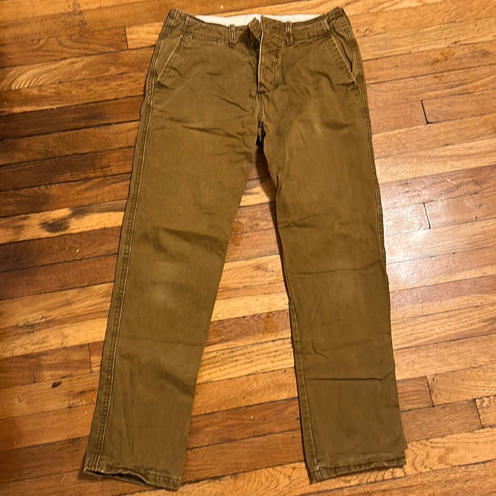 Abercrombie & Fitch flannel lined chinos 30x32